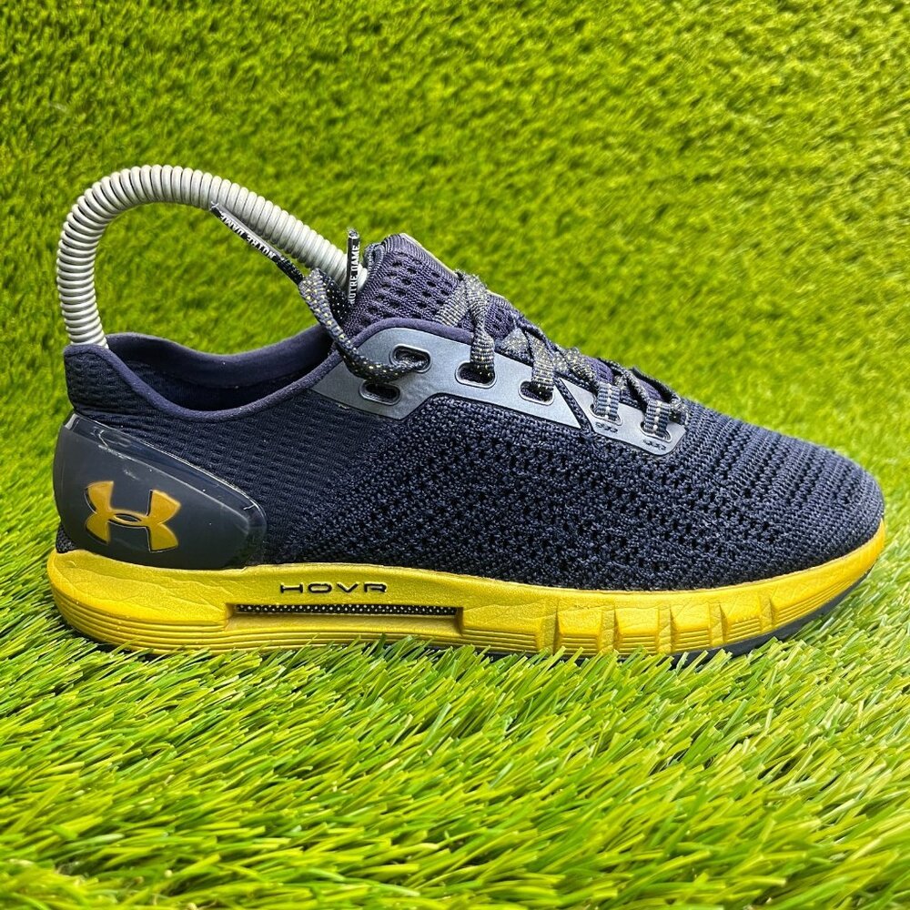 Under Armour HOVR Sonic Notre Dame Womens Size 6.5 Blue Running Shoes Sneakers